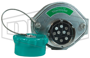 Single Thermistor Socket with Stainless Steel J Slot